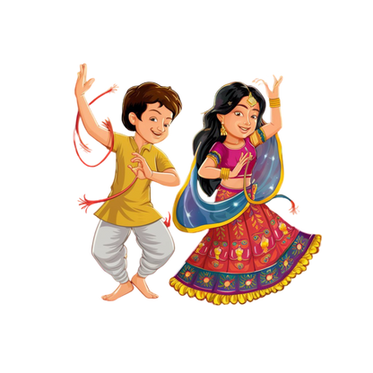 Dandiya Delight – Kids Navaratri Tee