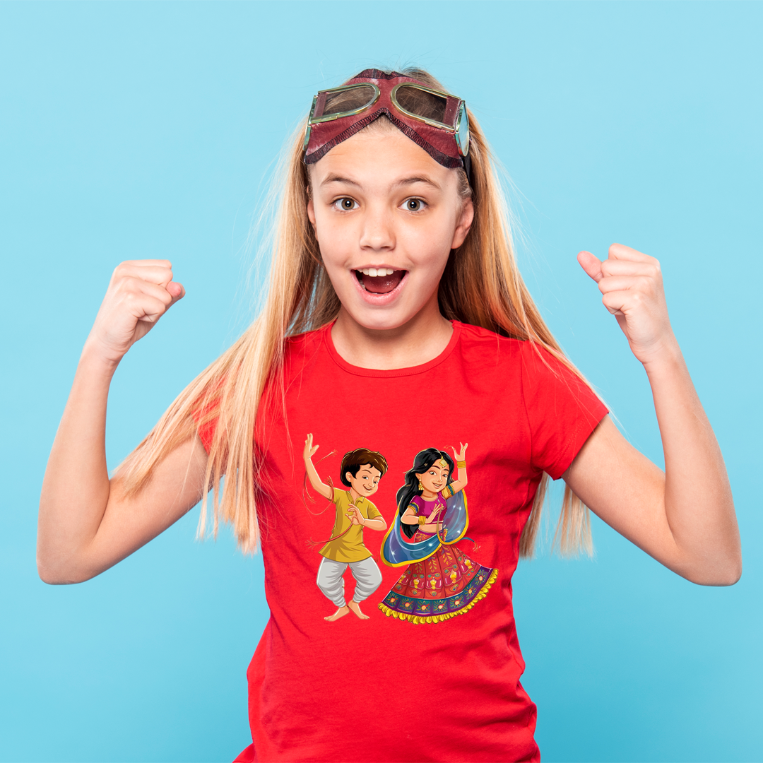 Dandiya Delight – Kids Navaratri Tee